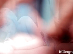 Nana, Gros seins, Brunette brune, Plantureuse, Double pénétration, Hard, Mature, Seins naturels