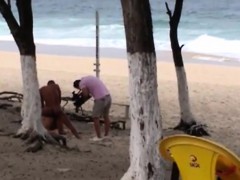 Amateur, Plage, En levrette, De plein air, Réalité, Voyeur