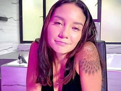 Gorge profonde, Fait maison, Fille latino, Nue, Orgasme, Chevaucher, Maigrichonne, Adolescente