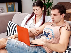 In den arsch, Arsch, Blasen, Braunhaarige, Natürlichen titten, Dürr, Jungendliche (18+), Titten