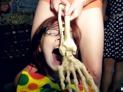 Leie, Arsch, Grosser arsch, Grosser schwanz, Grosse titten, Braunhaarige, Gruppe, Hardcore