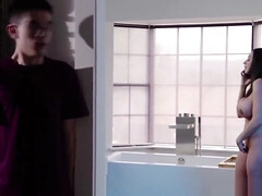 Schönheit, Blasen, Braunhaarige, Hardcore, Milf, Orgasmus, Muschi, Titten