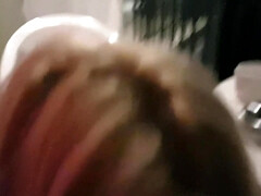 Grote lul, Blond, Pijpbeurt, Sperma, Sperma shot, Handbeurt, Buiten, Pornster