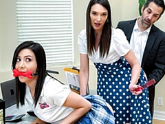 18, お尻, フェラチオ, バック, 女 人男 人, オマンコ, ティーン, オッパイの