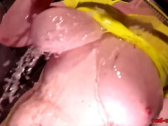 Грудастые, Зрелые, Киски, Бритые, Душ, Игрушки, Вибратор, Влажная