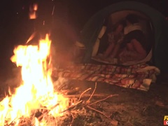 Жопа, Язык в попке, Большие сиськи, Лесбиянка, Лизание, На природе, Киски