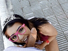 Kont, Grote kont, Bruinharig, Hondjeshouding, Jurk, Buiten, Gezichtspunt, Tiener