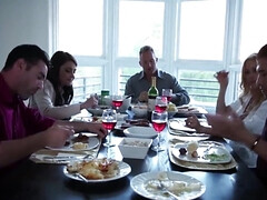 Pijpbeurt, Stel, Hondjeshouding, Hd, Ondergoed, Natuurlijke tieten, Orgasme, Kut duiken