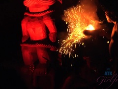 お尻, 茶髪の, 彼女, 眼鏡, パンティ, 剃毛, ストリッピング, オッパイの