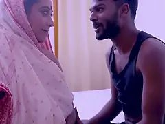 StepMom Shares Bed with Stepson and Naughty Stepson Fucked Her Harder Hindi Audio