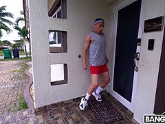 デカパイ, フェラチオ, バック, Hd, 巨大, デカチンの, 自然山雀, オッパイの