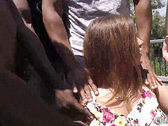 Минет, Сперма на лице, Групповуха, Группа, Мастурбация