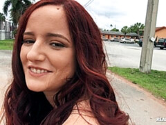 お尻, フェラチオ, 手コキする, アウトドア, 赤毛, タトゥー, ティーン, オッパイの