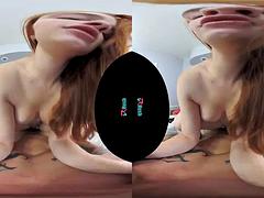 Tridimensionnel, Gros seins, Réalité, Rousse roux, Adolescente, Nénés