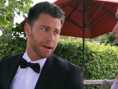 アメリカ人, チン, 自然山雀, オマンコ, ショートヘア, タトゥー, オッパイの, 結婚式
