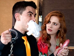 Enthousiasteling, Grote lul, Hondjeshouding, Flexibiel, Natuurlijke tieten, Geschoren, Mager, Tiener