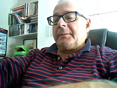 P1-Grandpa shows a big cock