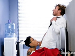 Американки, Жопа, Черные, Минет, Семяизвержение, Член, Сперма на лице, Натуральные сиськи