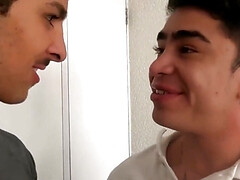 Tattooed dude meets up with a teen hunk for some shagging