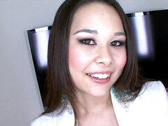 Leie, Asiatisch, Blasen, Braunhaarige, Schwanz, Selbstgemacht, Pov, Jungendliche (18+)