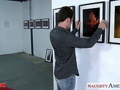 Grosser schwanz, Grosse titten, Blondine, Blasen, Spermaladung, Milf, Mutti, Schreiend