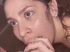 Amateur, Grosse bite, Sucer une bite, Interracial, Mère que j'aimerais baiser, Sauna, Suçant, Épouse