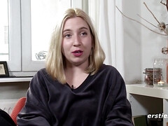 Nana, Gros seins, Plantureuse, Allemand, Poilue, Masturbation, Nénés, Mouillée