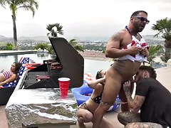 Bisexual, Mamada, Gay, Grupo, Peludo, Sexo duro, Orgía, Trio