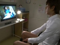 Enthousiasteling, Aziatisch, Pijpbeurt, Hd, Japaans, Tiener