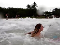 素人, ビーチ, ブロンド, Hd, アウトドア, ハメ撮り, ガリガリ, タトゥー