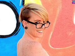 デカチン, フェラチオ, 女 人男 人, 手コキする, なめる, オナニー, アウトドア