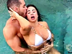 デカチン, デカパイ, 巨大, キス, ラティーナ, 下着, 筋肉, オッパイの