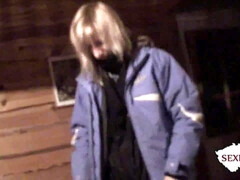 Grote mammen, Blond, Pijpbeurt, Rondborstig, Sperma shot, Groep, Natuurlijke tieten, Feest