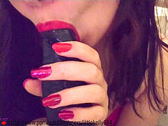 Blasen, Brille, Handjob, Lingerie, Spielzeuge