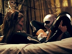 Sucer une bite, Femelle, Fille latino, Léchez, Chatte, Adolescente