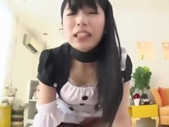 Pleasing asian harlot is pissing in hot sex video