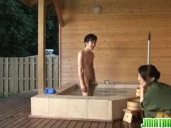 Asiatisch, Japanische massage