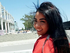 Cul, Noire, Sucer une bite, Tir de sperme, En levrette, Hd, De plein air, Nénés