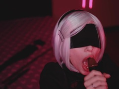 Grosse bite, Noire, Sucer une bite, Queue, Gode, Femelle, Hd, Solo