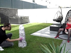 Tir de sperme, Gorge profonde, Queue, Branlette thaïlandaise, Hd, Mature, Naturelle, Jarretelles