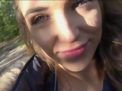 素人, お尻, カップル, チン, ハードコア, アウトドア, パンティ, 公共