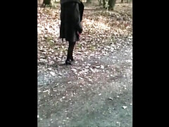 Leie, Grosse titten, Auto, Flashen, Masturbation, Natürlich, Solo, Strümpfe