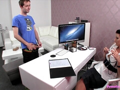 素人, フェラチオ, ディルド, 女, なめる, オフィス, オマンコ, 現実