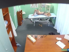 Leie, Paar, Fingern, Lecken, Krankenschwester, Büro, Muschi, Uniform