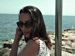 Лесбиянка, Лизание, Сиськи