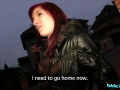 Horny Redhead Introduces Her Pussy To Stranger's Thick Cock 1 - Barbra Sweet