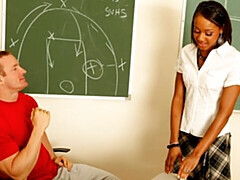 デカ尻, デカチン, フェラチオ, バック, 女子高生, 教師, ティーン, オッパイの