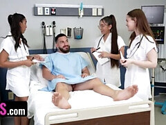 Mamada, Médico, Estilo perrito, Grupo, Orgía, Coño, Adolescente, Uniforme