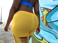 Chica, Verga grande, Negro, Mamada, Ébano