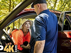 18, ブロンド, 巨乳な, 浮気者, チェコ, 爸, アウトドア, ティーン